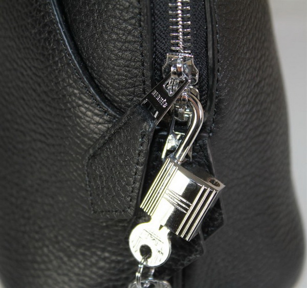 High Quality Replica Hermes Bolide Togo Leather Tote Bag Black 1923 - Click Image to Close